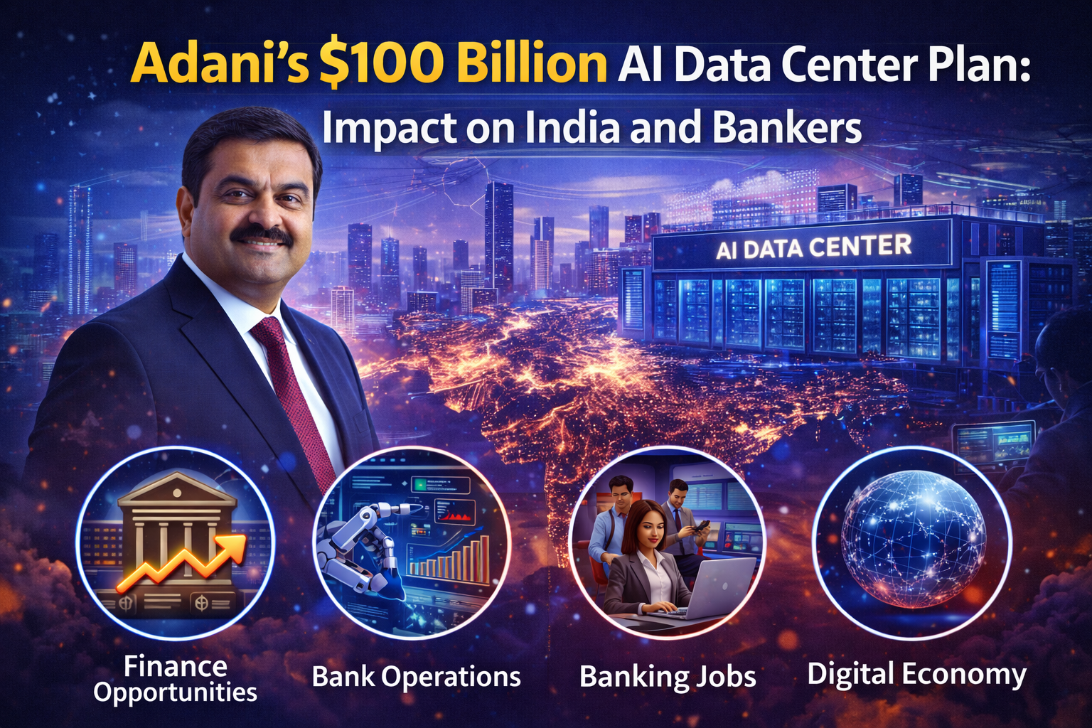 Adani data center investment India impact