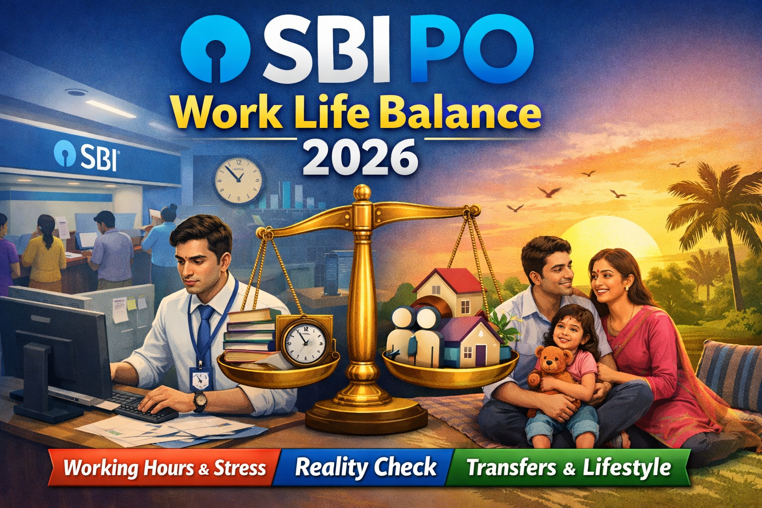 SBI PO Work life balance