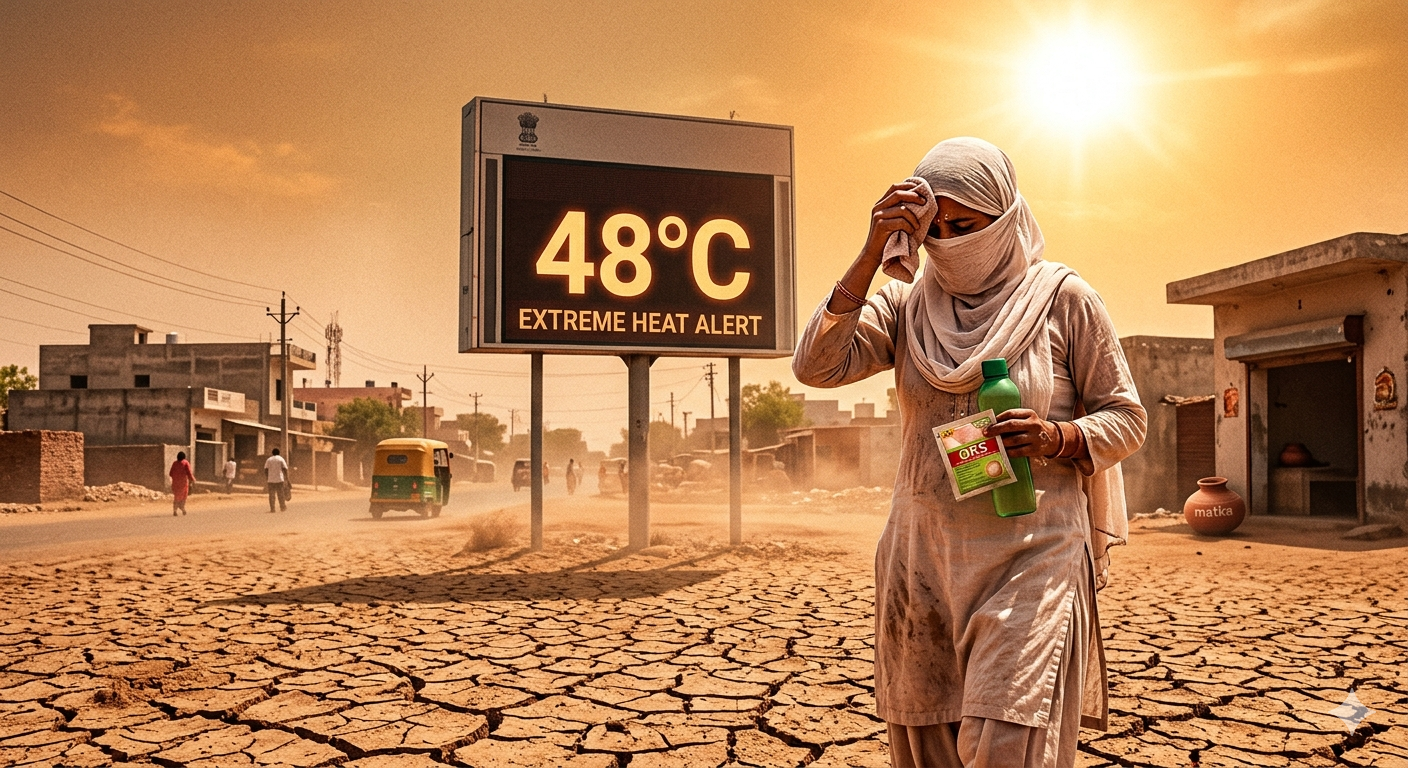 Heatwave warning in India
