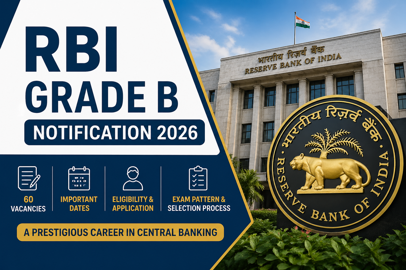 RBI Grade B Notification 2026 Complete Details