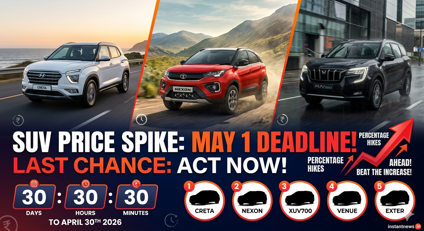 SUV Prices Are Set to Spike in May 5 Models to Buy Before the Deadline