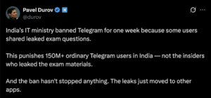 India Banned Telegram. Its CEO Just Clapped Back — Hard.