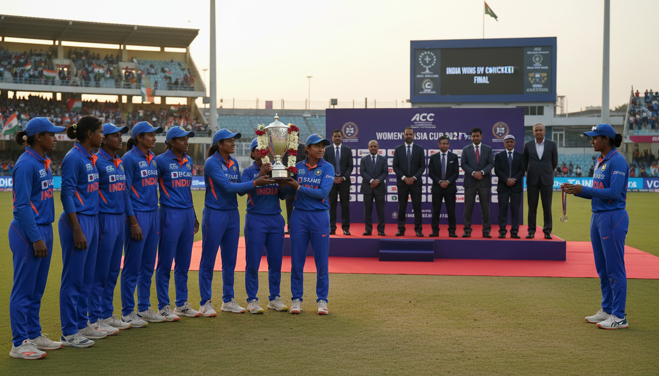 India Women's Team Refuses Asia Cup Trophy from Pakistan Cricket Board Chief—Another Sign of Diplomatic Strain