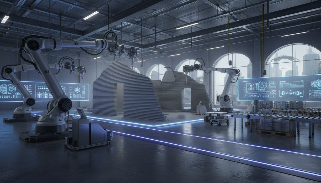 Robotic Construction and 3D-Printed Homes Surge as Builder Labor Crisis Deepens