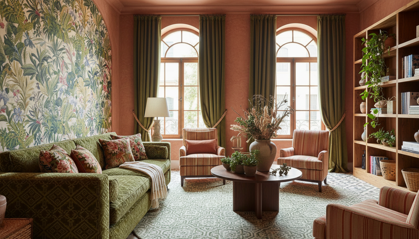 "Printplosion" Takes Over: Why Homeowners Are Ditching Minimalism for Bold Patterns and Earthy Tones This Fall