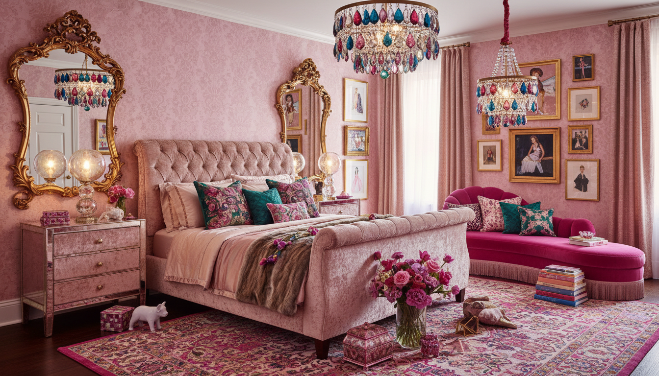 Pink, Playful, and AI-Powered: How Barbiecore Interior Design is Taking Over Home Decor